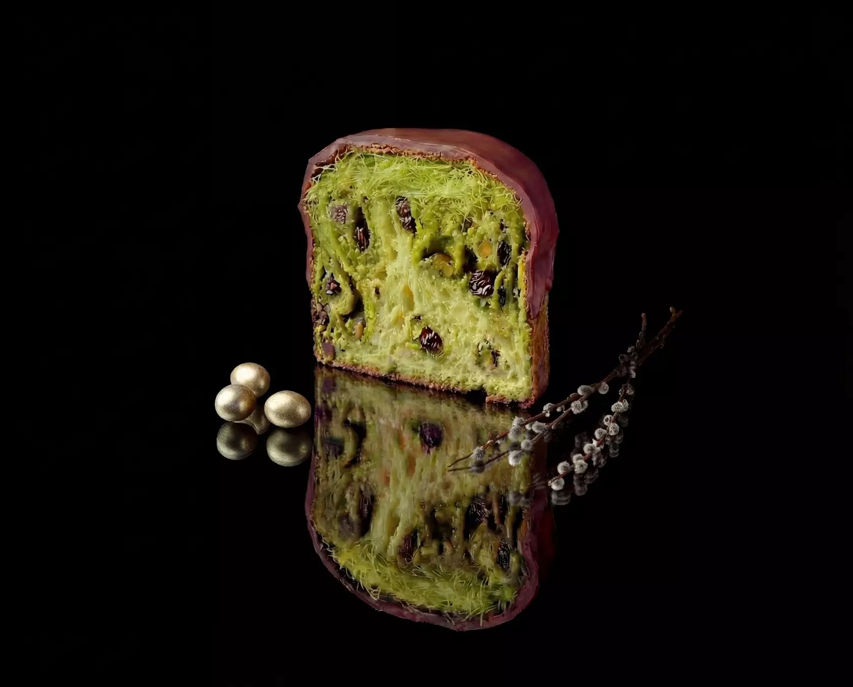 Премиальный кулич-краффин с начинкой «Дубайский шоколад» - #3