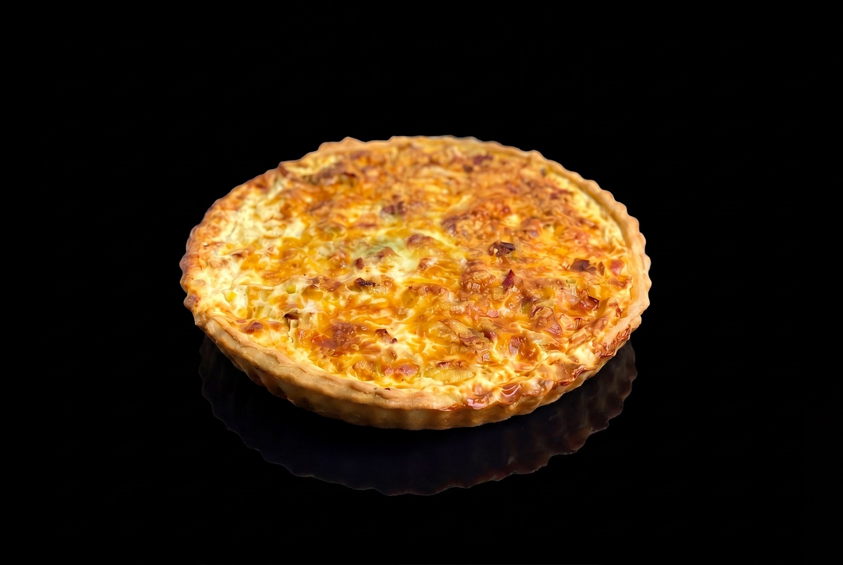 Киш Лорен с беконом и луком порей - #3