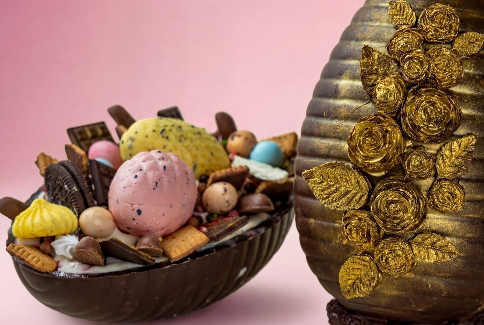 Большое шоколадное яйцо «Фантазия» с оригинальной начинкой - #3