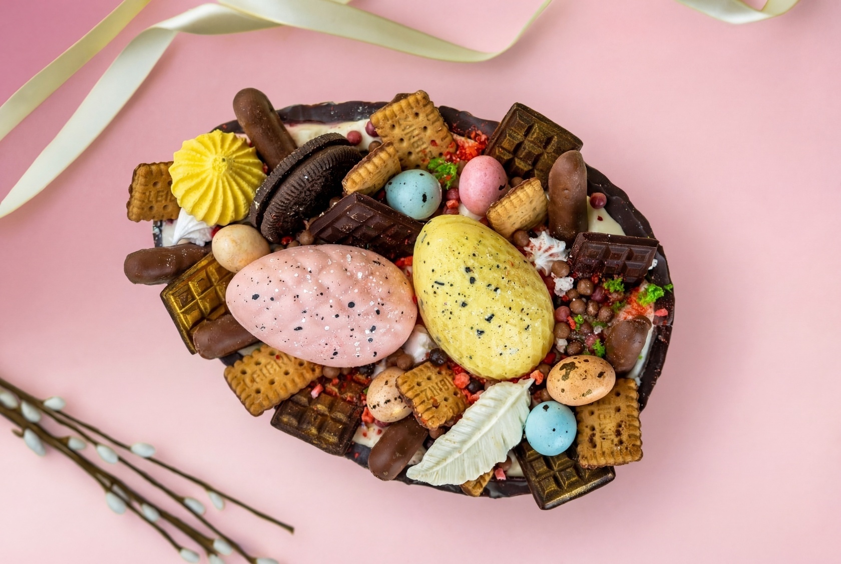 Среднее шоколадное яйцо «Дракон» с оригинальной начинкой - #5