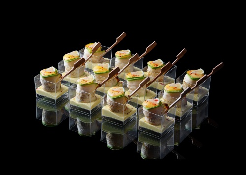 Цукини-ролл с форелью и гаудой, 12 шт