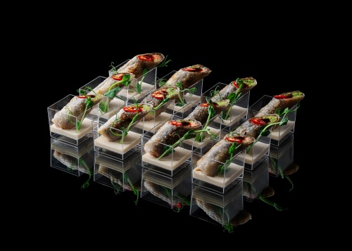 Азиатский ролл с лососем и мини-спаржей, 12 шт