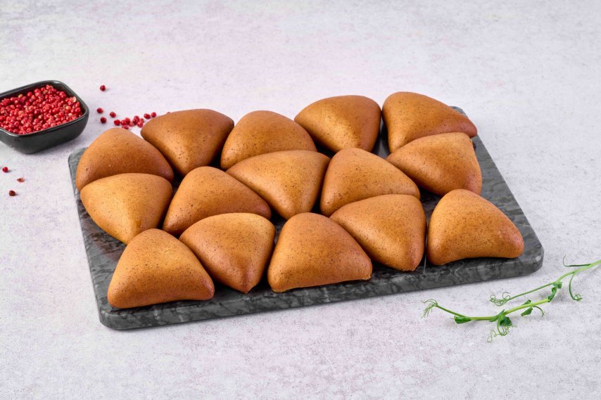 Ржаные пирожки с картофелем и сельдью, 15 шт