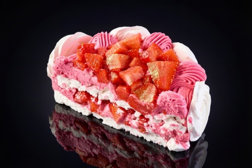 Торт «Анна Павлова» клубничная розочка - #2