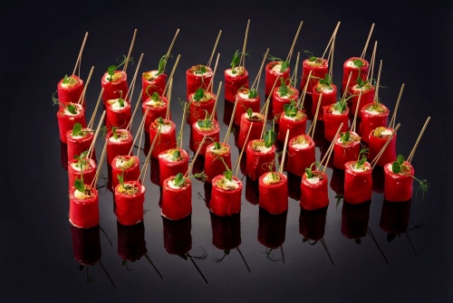 Красные блинные роллы "Лайт Ред Ролл", 40 шт