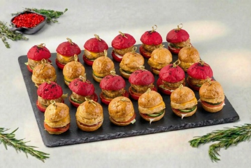 Набор бургеров со свининой и с курицей #6