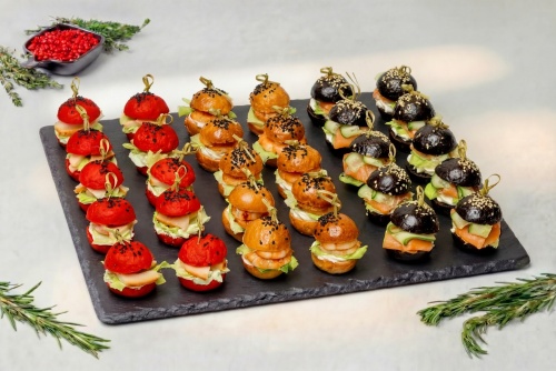 Нано бургеры с морепродуктами &quot;Премиум&quot;, 30 шт