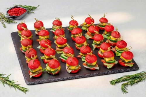 Нано бургеры со свининой, 30 шт