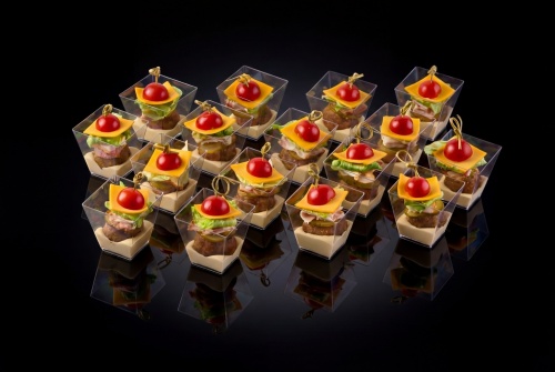 Мини бургеры в верринах "Burger Ball", 16 шт