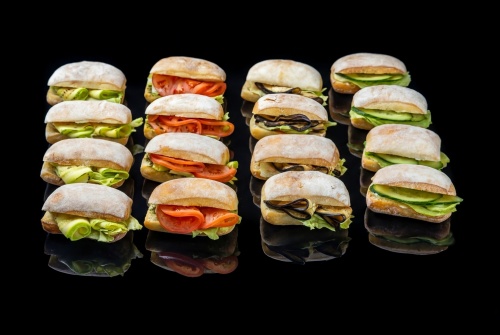 Сет чиабатт "Вегетарианские", 16 шт