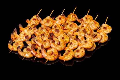 Креветки гриль с гребешком, 20 шт