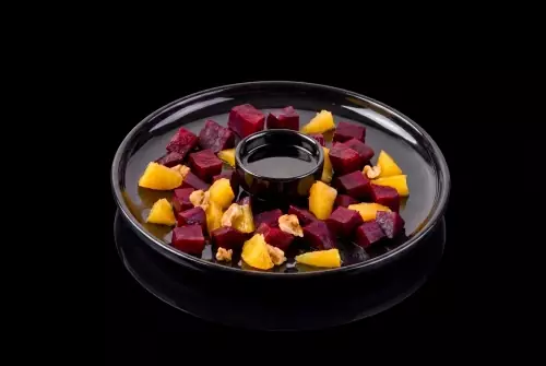 Салат из свеклы с апельсинами