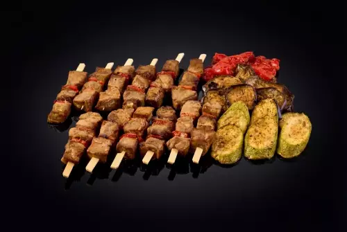 Брошеты из свинины с овощами гриль "Свинина Веджи", 12 шт