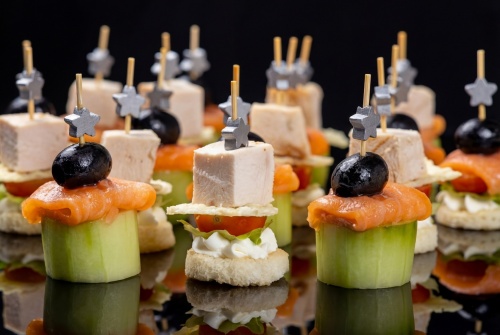 Набор канапе «Цезарь» и «Огурец с лососем», 40 шт - #4