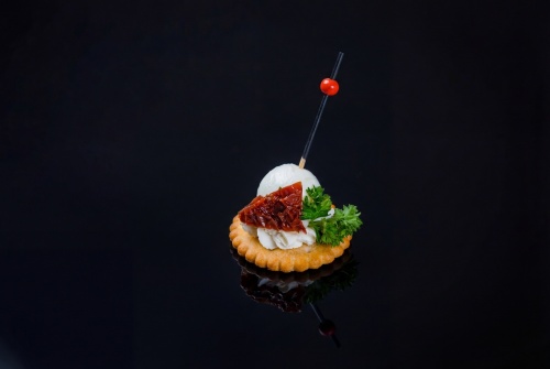 Сырные канапе на крекере - #3