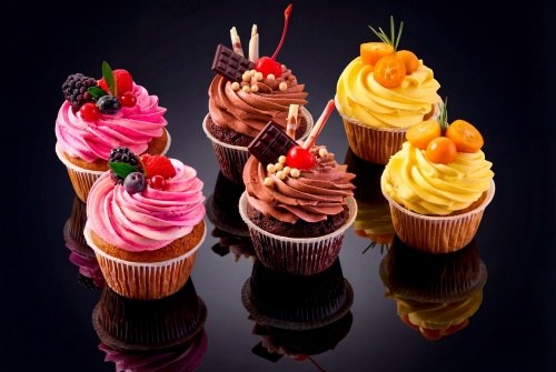 Набор капкейков "Ассорти премиум", 6 шт