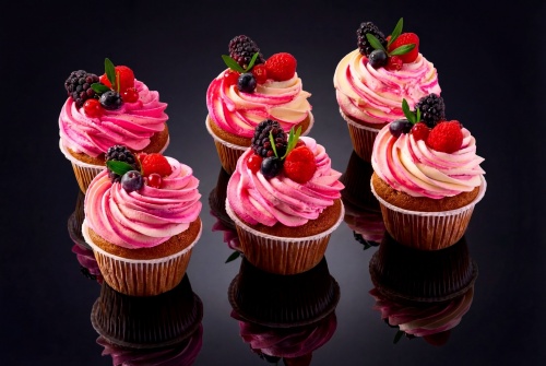 Набор капкейков "Ваниль премиум", 6 шт