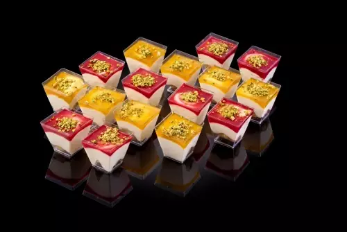 Крокембуш "Манго-малина" в верринах, 24 шт