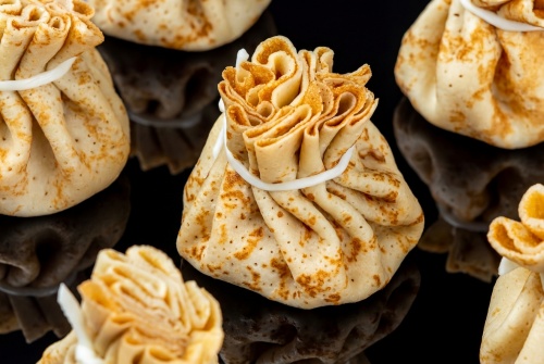 Блинные мешочки с грибным жульеном, 10 шт - #3