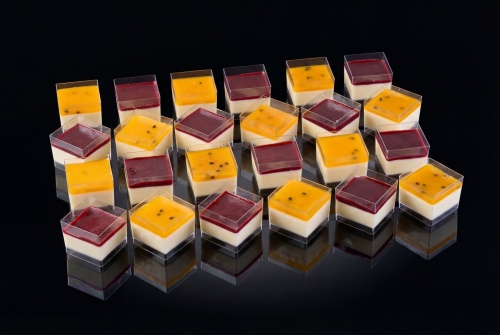 Десерт "Панакотта" ассорти в верринах, 24 шт