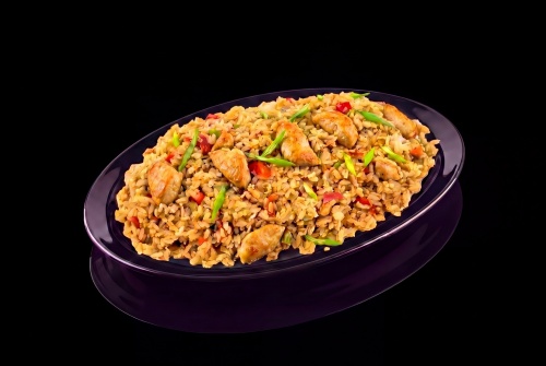 Рис по-японски с курицей