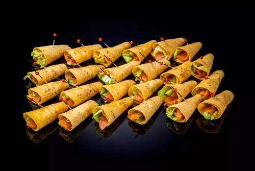 Фиш ролл в сырной тортилье, 24 шт