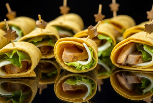 Чикен ролл в сырной тортилье, 24 шт - #4