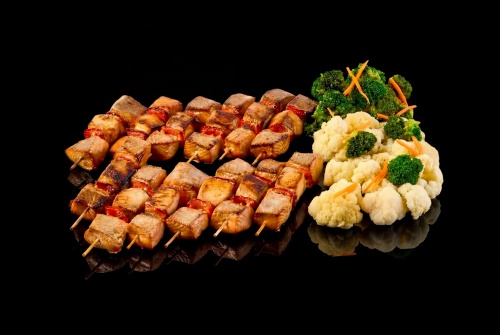 Набор рыбных брошетов с овощами "Фиш Веджи"