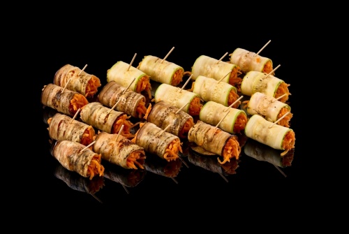 Рулетики с корейской морковью