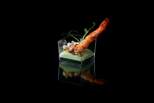 Креветки с соусом «Васаби» и воздушной кукурузой «Токио», 12 шт - #2