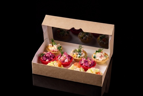 Бокс с тарталетками, 9 шт