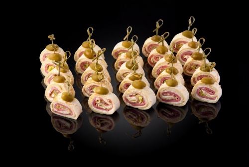 Рулетики с ветчиной