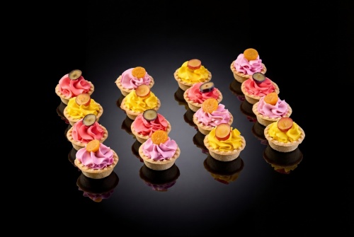 Тарталетки с ягодными муссами