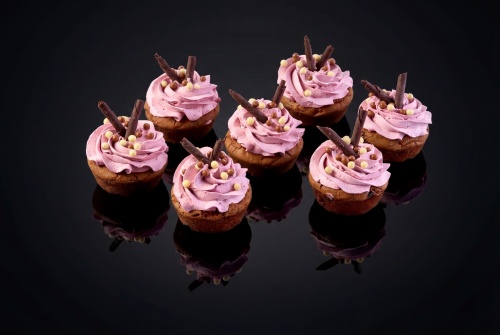 Тарт шоколадный с черной смородиной, 7/14 шт