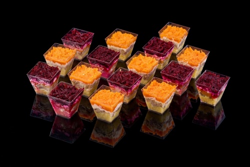 Веррины со слоеными салатами, 16 шт