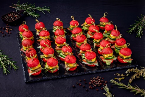 Нано бургеры со свининой, 30 шт