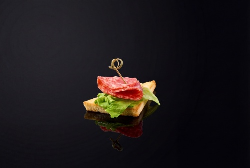 Пшеничные тосты с сервелатом, 12 шт - #2