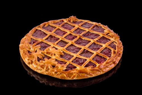 Пирог "Васильевский" с вишней (постный)