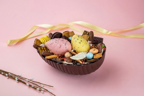 Большое шоколадное яйцо «Фантазия» с оригинальной начинкой - #10