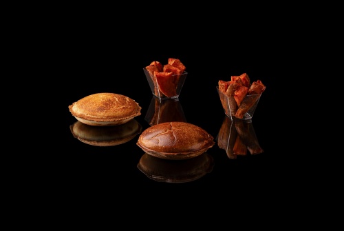 Закрытые сэндвичи с запечённым бататом и сырным соусом