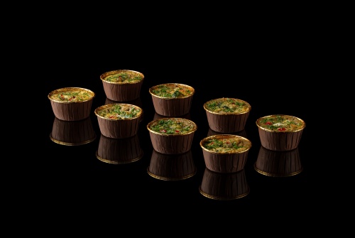 Фриттата овощная с брокколи и шпинатом