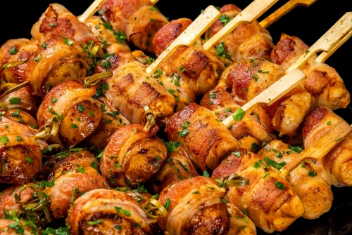 Дуэт в беконе (картофель + курица) - #2