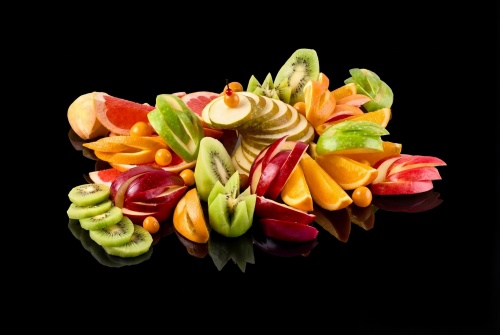 Фруктовая тарелка "Летняя сказка"