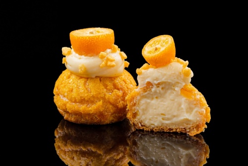 Набор пирожных Шу «Апельсин», «Клубника-мохито», «Черника-лимон» и «Орех-карамель», 24 шт - #4