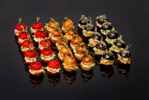 Нано бургеры с морепродуктами "Премиум", 30 шт