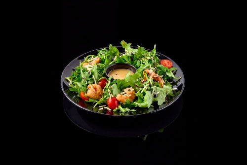 Руккола с креветками