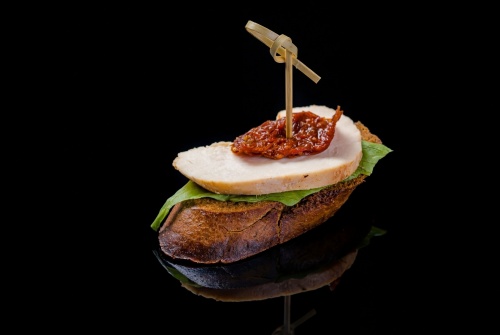 Сет мясных брускетт на ржаном хлебе, 21 шт - #3