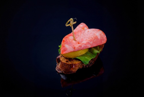 Сет мясных брускетт на ржаном хлебе, 21 шт - #2