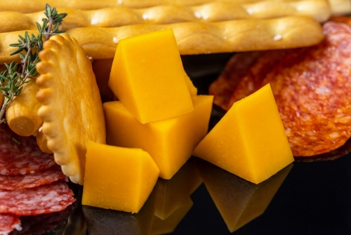 «Шаркутери борд» с мясной гастрономией, с премиум сырами, орехами, сухофруктами и крекером - #5