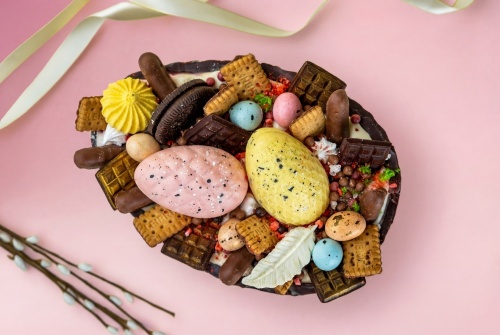 Среднее шоколадное яйцо «Дракон» с оригинальной начинкой - #5